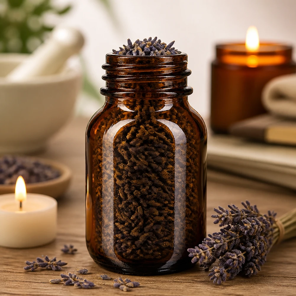 Robuste Weithalsflasche aus Braunglas 50ml Fassungsvermögen für den täglichen Gebrauch