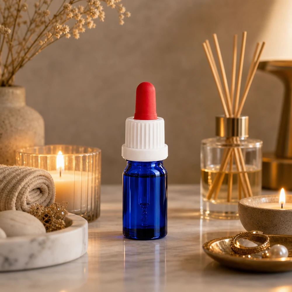 5ml Pipettenflasche weiß/rot Originalitätsverschluss BlueLine UT18/5 Hygienische Tropfflasche 5ml in pharmazeutischer Qualität für sterile Anwendungen und Präparate