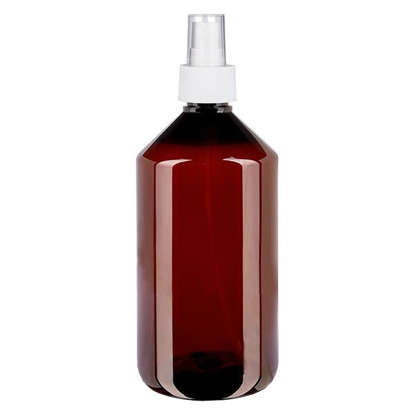 PET Flasche 750ml mit Zerstäuber weiß PET Flasche 750ml mit Zerstäuber weiß