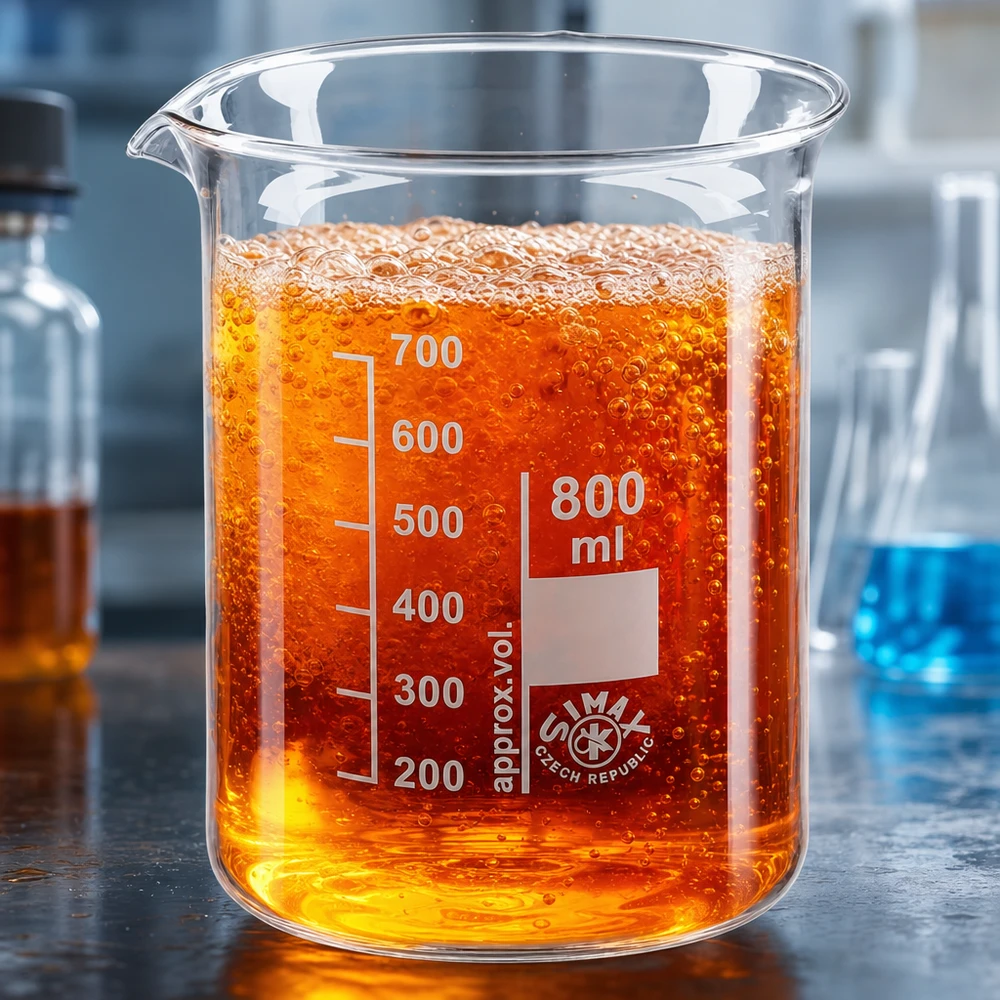 Temperaturschockresistentes Becherglas 800ml Borosilikatglas für Heiz- und Kühlprozesse im Labor