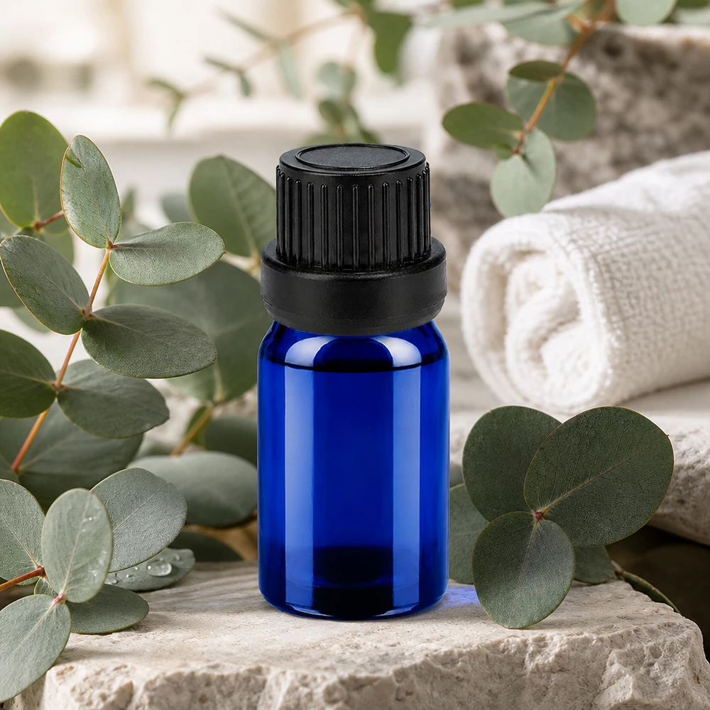 5ml Tropfflasche 2mm schwarz Originalitätsverschluss BlueLine UT18/5 Professionelle blaue Glasflasche 5ml mit kontrollierter Tropfabgabe für therapeutische Anwendungen