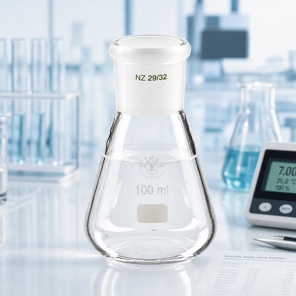 Erlenmeyerkolben 100ml mit Normschliff (29/32)