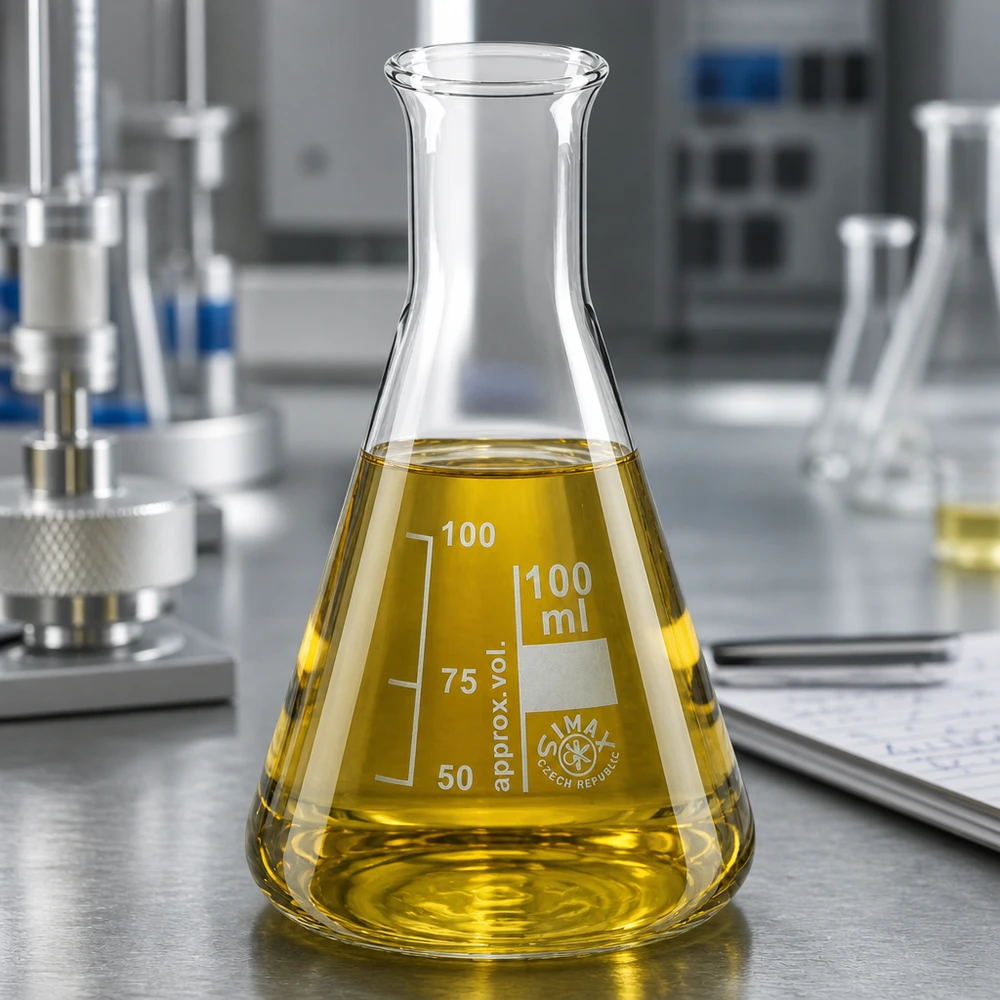 Laborkolben 100ml mit Enghals und Volumenmarkierung für wissenschaftliche Messungen und Analysen