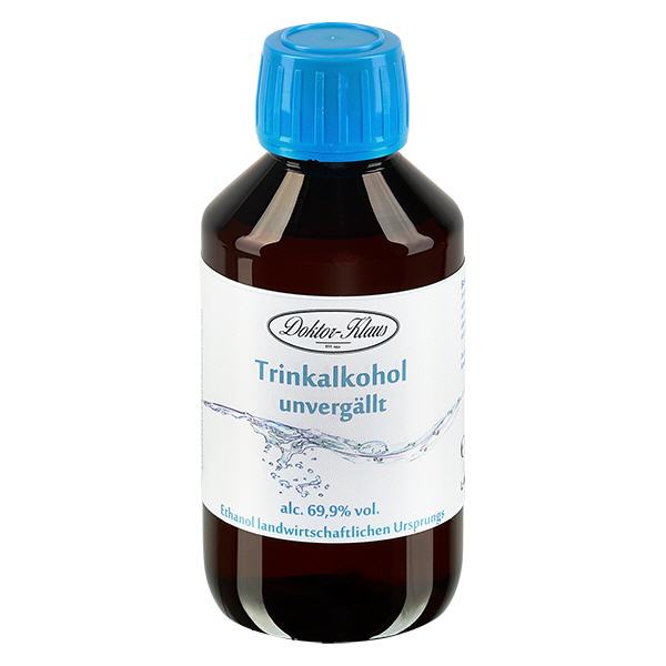 200ml Weingeist (Trinkalkohol) 69.9% Doktor-Klaus 200ml Weingeist (Trinkalkohol) 69.9% Doktor-Klaus