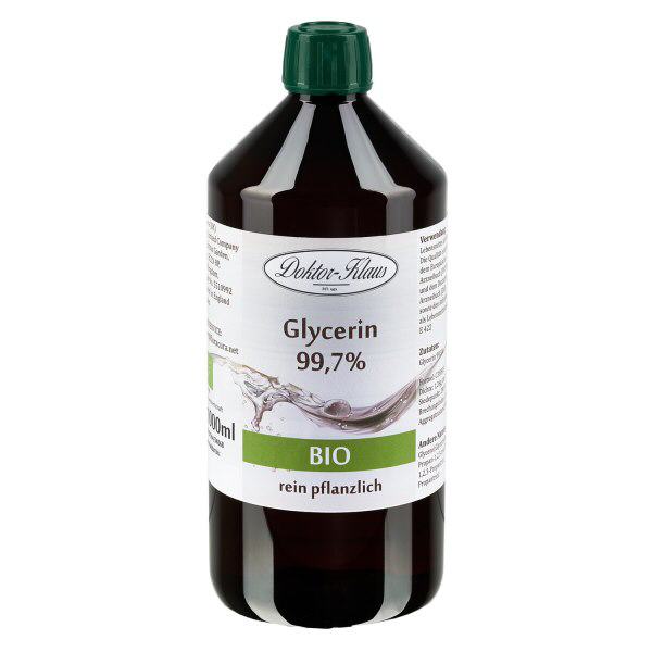 Glycerin Bio (99.7%) 1000 ml Doktor-Klaus Glycerin Bio (99.7%) 1000 ml Doktor-Klaus