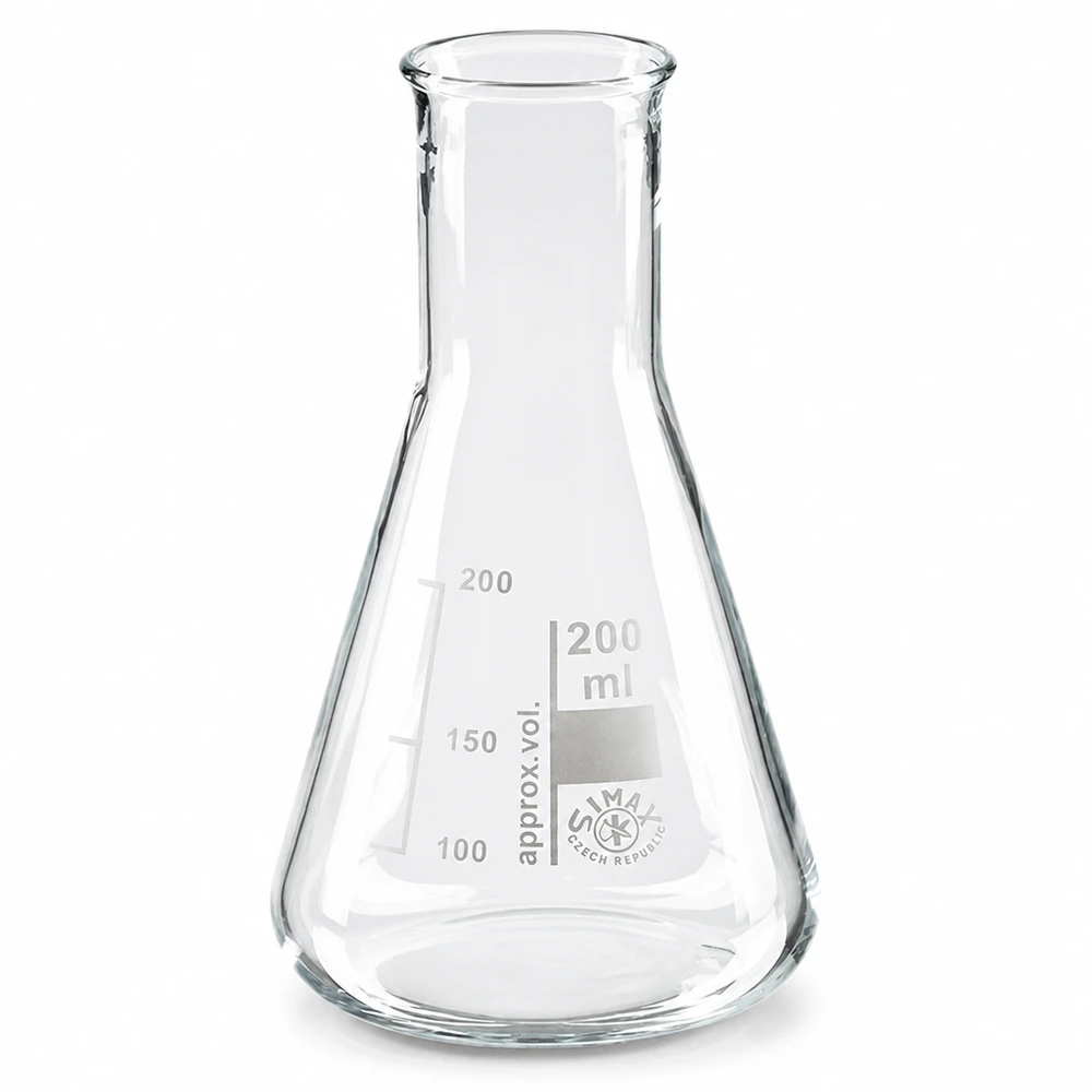 Erlenmeyerkolben 200ml Enghals
