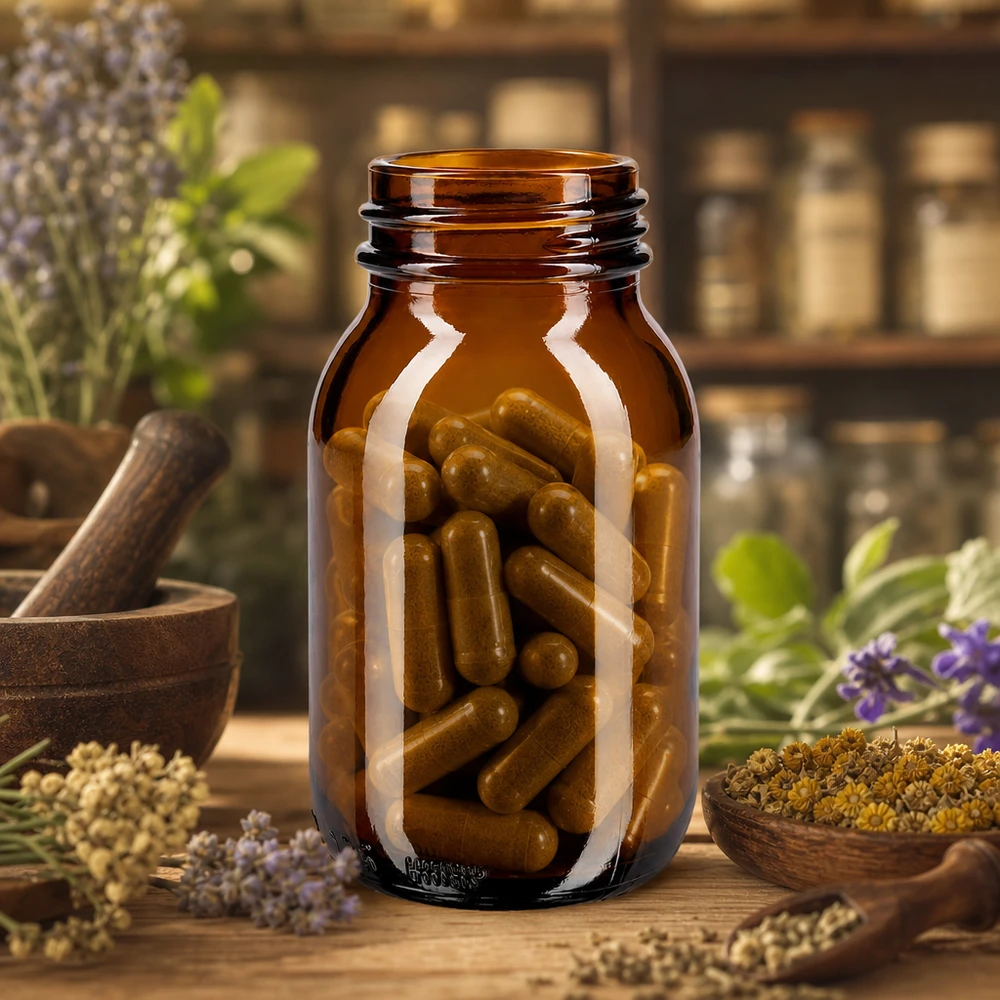 125ml Braunglasflasche mit breiter Öffnung optimal für Dosierung und Portionierung