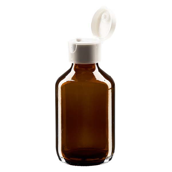 150ml Medizinflasche braun, mit Klappverschluss ApoGlas 150ml Medizinflasche braun, mit Klappverschluss ApoGlas