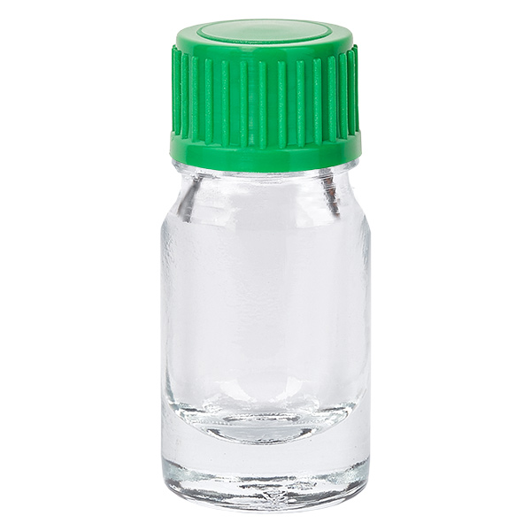 5ml Tropfflasche 0.8mm grün Standardverschluss ClearLine UT18/5