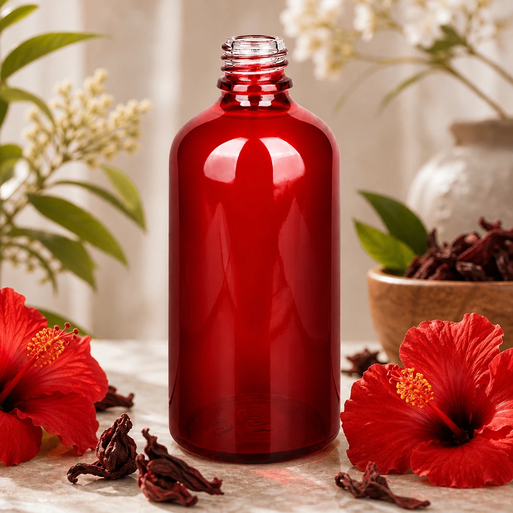 100ml Apothekenflasche RedLine UT18/100 UNiTWIST RedLine Apothekenflasche 100ml aus robustem Glas für sichere Aufbewahrung von Wirkstoffen