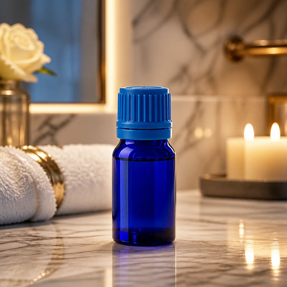 Premium 5ml Flasche mit gerilltem Deckel für optimalen Halt und einfache Handhabung