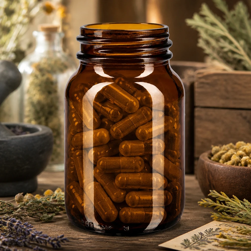 Medizinflasche braun 250ml mit großem Durchmesser optimal für Aufbewahrung von Tabletten