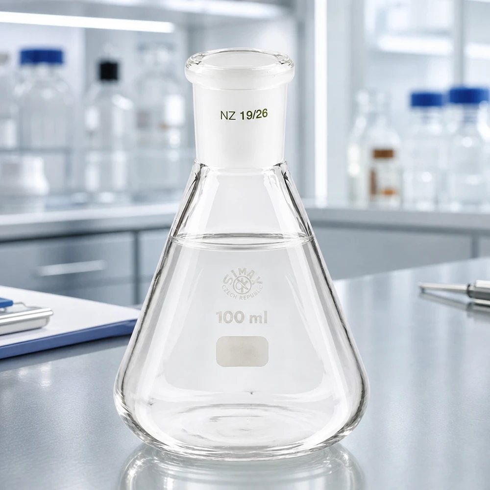 Erlenmeyerkolben 100ml mit Normschliff (19/26)