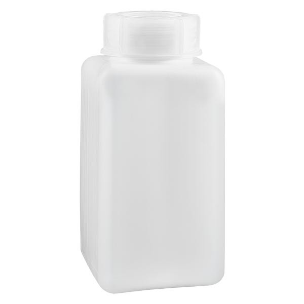 Chemiekalienflasche 1500ml, Weithals aus PE-HD, naturfarbig