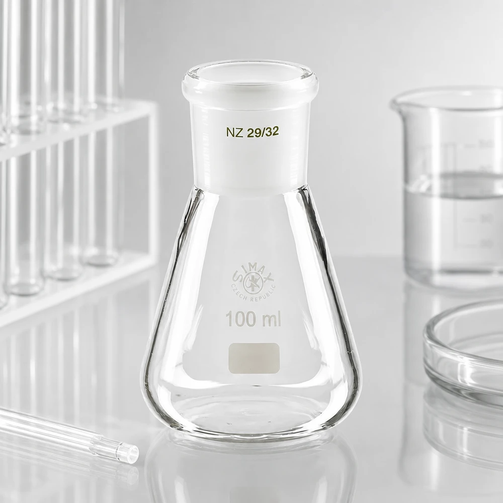 Erlenmeyerkolben 100ml mit Normschliff (29/32)