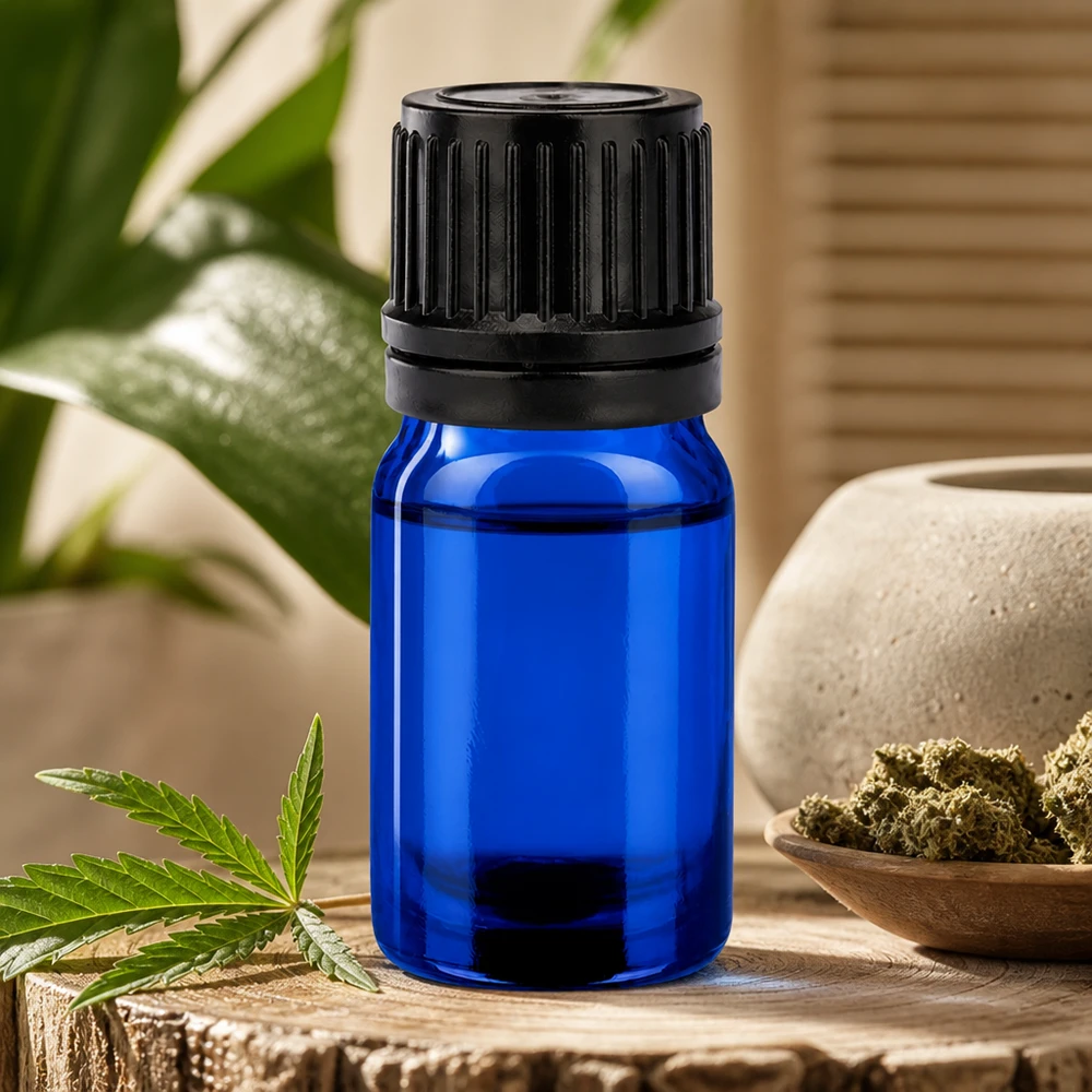 5ml Flasche 11mm Schraubverschluss schwarz Originalitätsverschluss BlueLine UT18/5 5ml Glasflasche mit rutschfestem Verschluss für einfache Handhabung bei der Dosierung