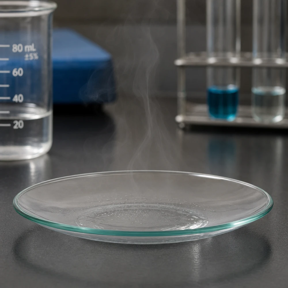 Vielseitige Laborglasschale 120mm zum Wiegen Trocknen und Präparieren von Proben