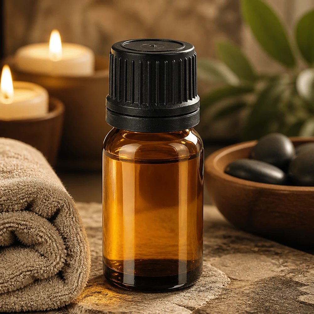 Apotheker-Tropfflasche 5ml aus dunklem Glas mit OV Verschluss für Laborqualität und Langzeitlagerung