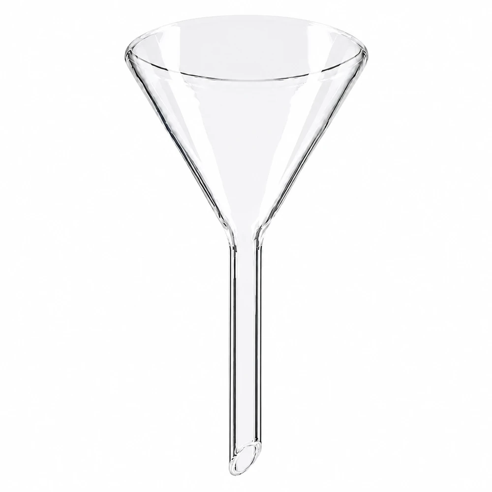 Hochwertiger Labortrichter aus Kalk-Soda-Glas 60mm Durchmesser mit ergonomischem Design
