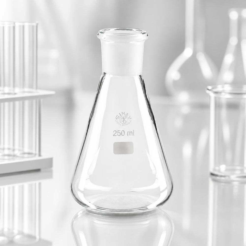 Erlenmeyerkolben 250ml mit Normschliff (29/32) Erlenmeyerkolben 250ml mit Normschliff (29/32)