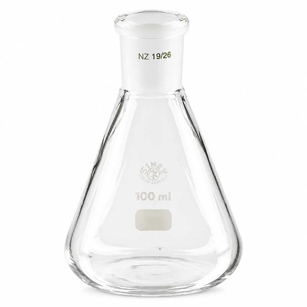 Erlenmeyerkolben 100ml mit Normschliff (19/26)