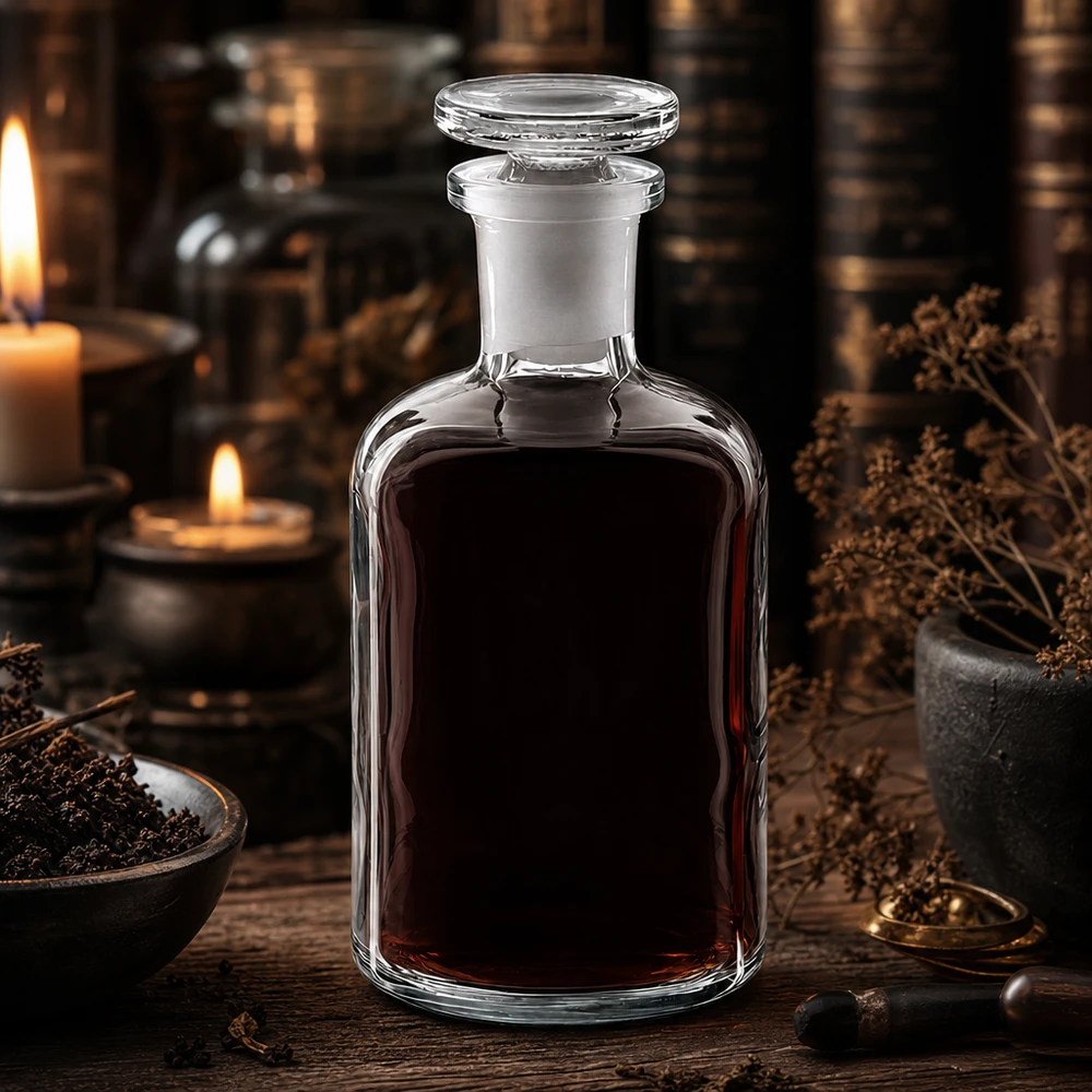 Rundschulterflasche 100ml klar Enghals Glasstopfen Glasstopfenflasche 100ml Rundschulter Enghals klar für Laboranwendungen und Naturprodukte
