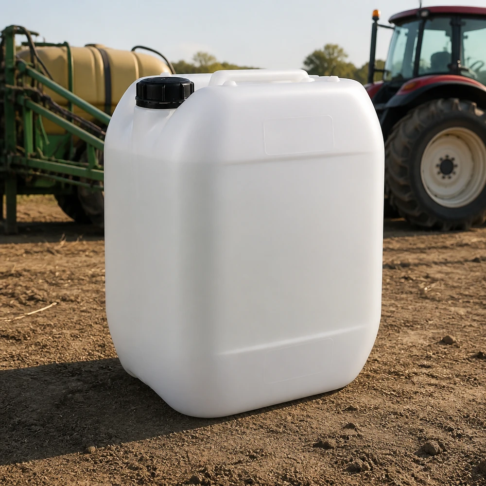 10 Liter Kanister mit Originalitätsverschluss für sichere Lagerung von Agrarbetriebsmitteln