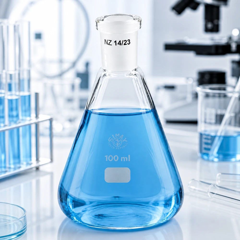Erlenmeyerkolben 100ml mit Normschliff (14/23)