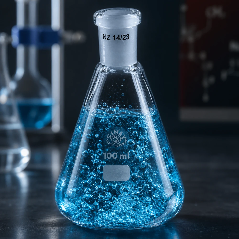 Erlenmeyerkolben 100ml mit Normschliff (14/23) Erlenmeyerkolben 100ml mit Normschliff (14/23)