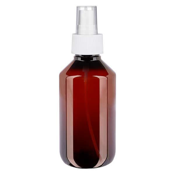 PET Flasche 200ml mit mit Zerstäuber weiß PET Flasche 200ml mit mit Zerstäuber weiß