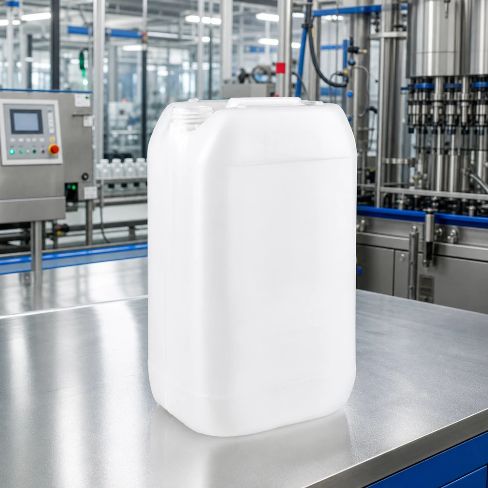 Kanister 15 Liter ohne Verschluss UN-zugelassener 15 Liter Weithalskanister ohne Verschluss aus lebensmittelechtem Polyethylen