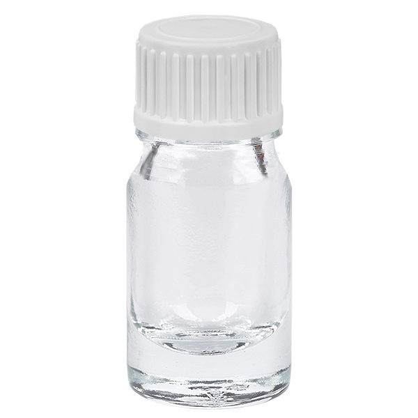5ml Tropfflasche 0.9mm weiß Standardverschluss ClearLine UT18/5