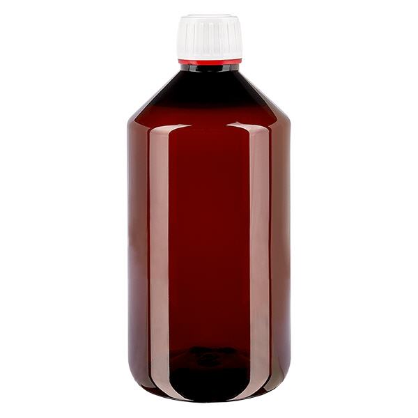 PET Flasche 750ml mit weißem KlappVerschluss PET Flasche 750ml mit weißem KlappVerschluss
