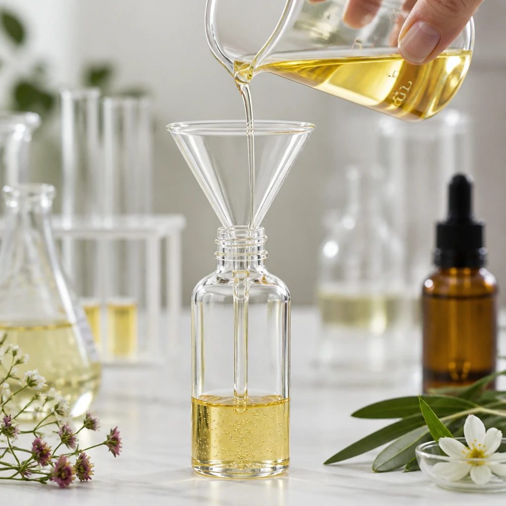 Laborqualität Trichter 80mm aus robustem Kalk-Soda-Glas für analytische Arbeiten