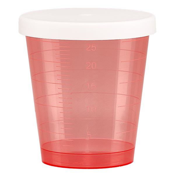 Medikamentenbecher rot 30ml Medikamentenbecher rot 30ml
