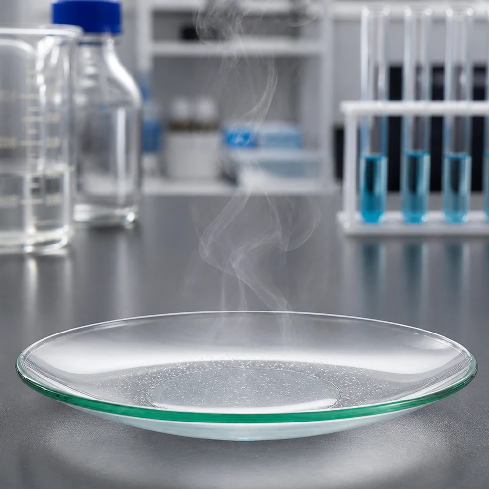 Uhrglasschale ø90 mm Chemieresistente Uhrglasschale 90mm aus Laborglas für sichere Substanzhandhabung