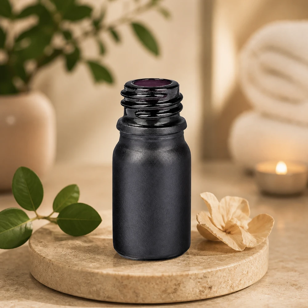 Professionelle 5ml Apothekenflasche BlackLine UT18/5 UNiTWIST für Pharmazie und Naturkosmetik