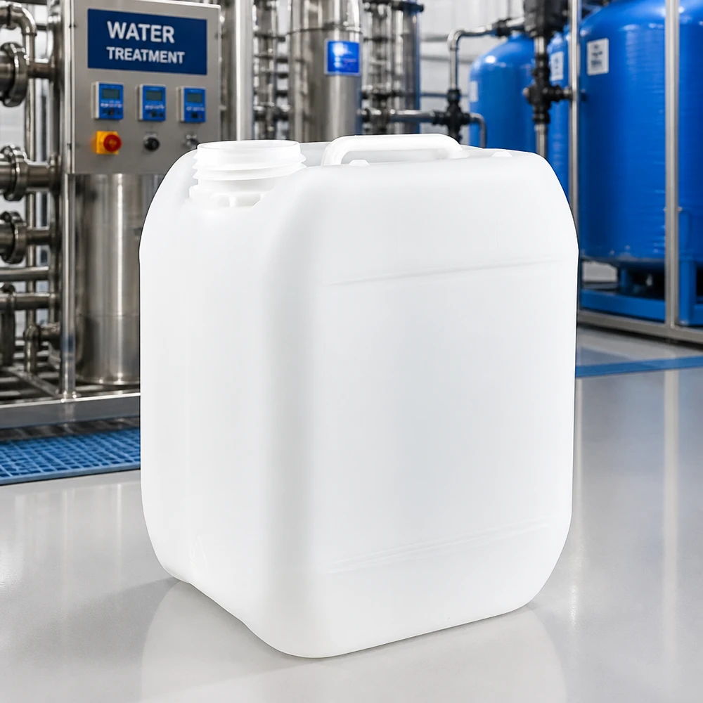 Kanister 5 Liter ohne Verschluss Robuster Flüssigkeitsbehälter 5 Liter ohne Verschluss mit rechteckiger Bauform