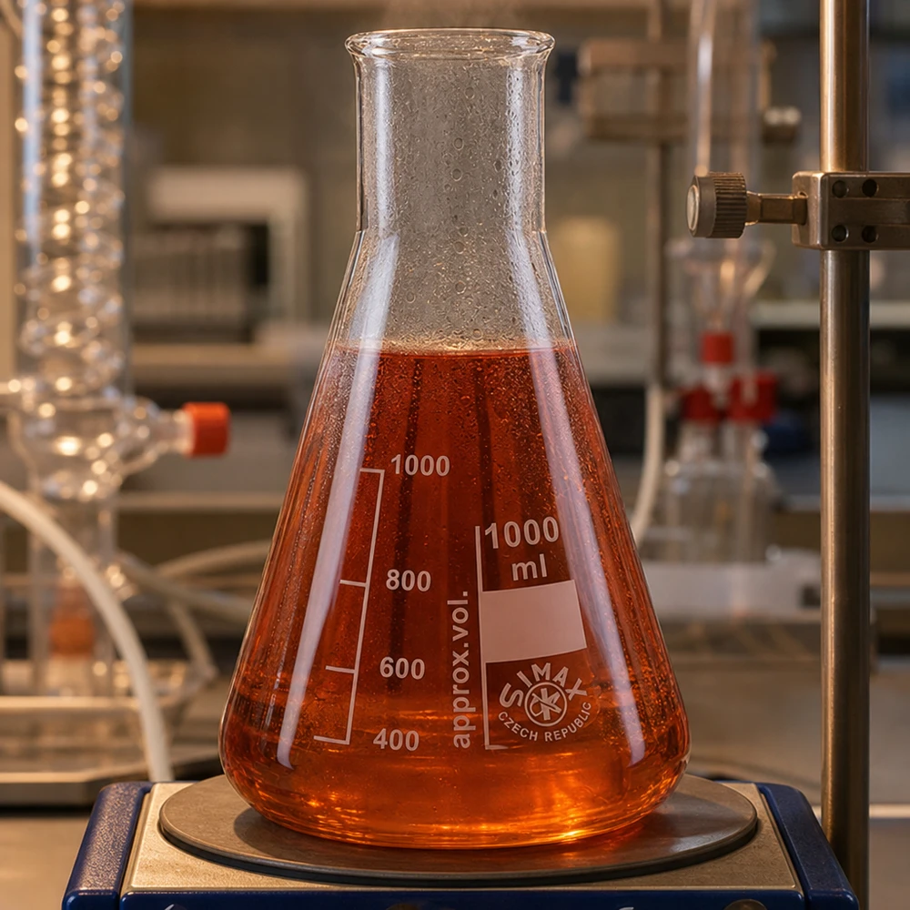 Erlenmeyerkolben 100ml Weithals konische Form optimal für Schwenken und Mischen von Substanzen