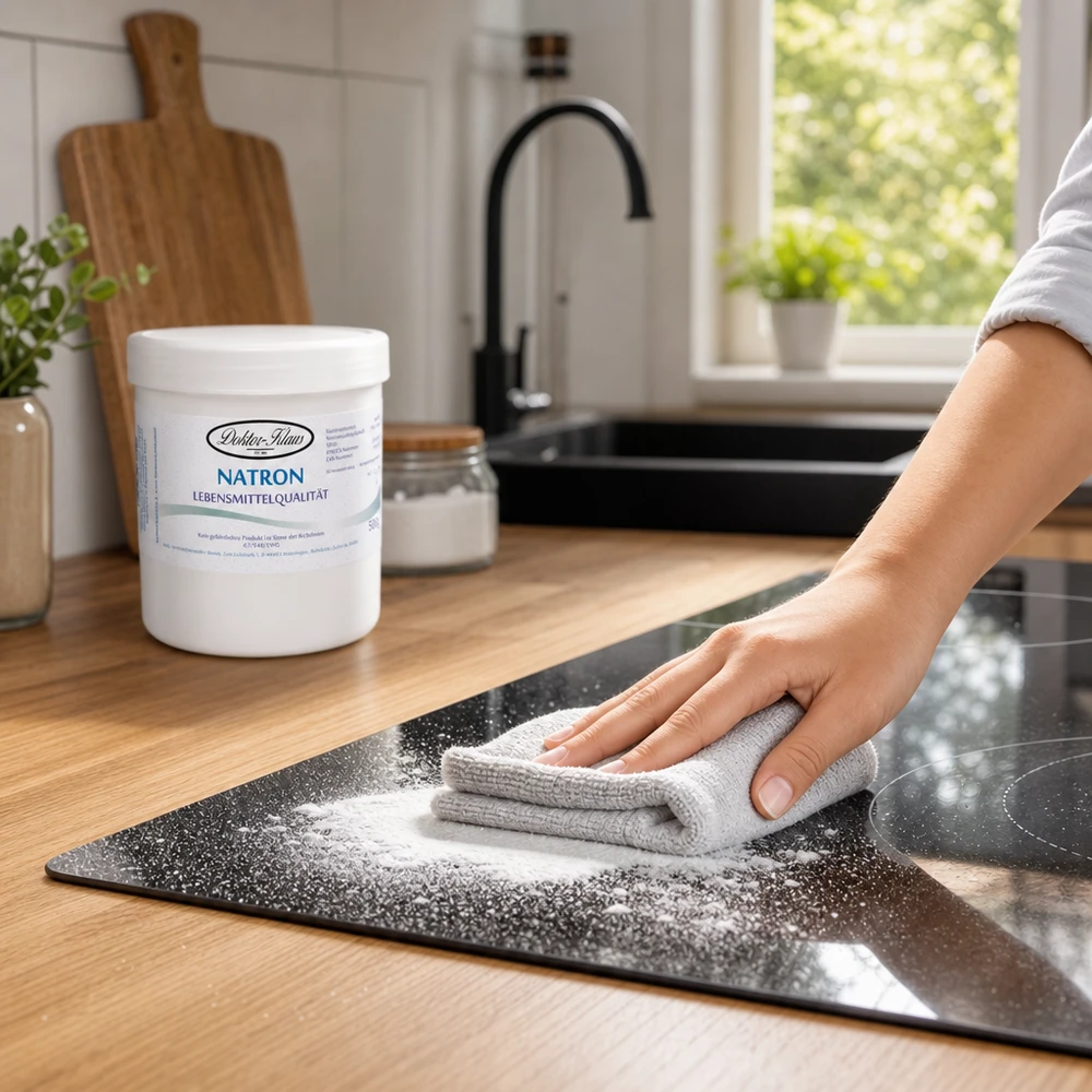 Natron 500g Doktor-Klaus Doktor Klaus 500g Natron Lebensmittelqualität für Backen Kochen und Haushaltsreinigung