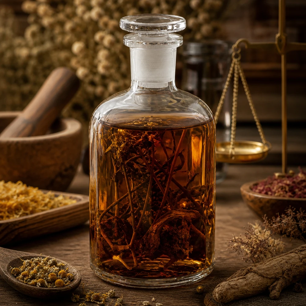 Rundschulterflasche 250ml klar Enghals Glasstopfen Verschließbare Glasflasche 250ml klar Enghals für Tinkturen Heilkräuter und Naturextrakte