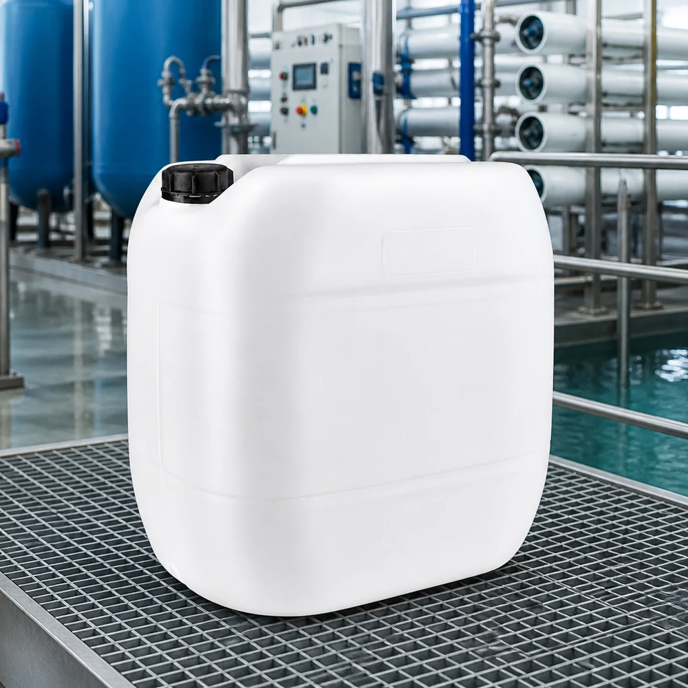 Kanister 30 Liter mit Schraubverschluss Originalitätsverschluss Kompakter Weithalsbehälter 30L aus Polyethylen mit manipulationssicherem Schraubdeckel