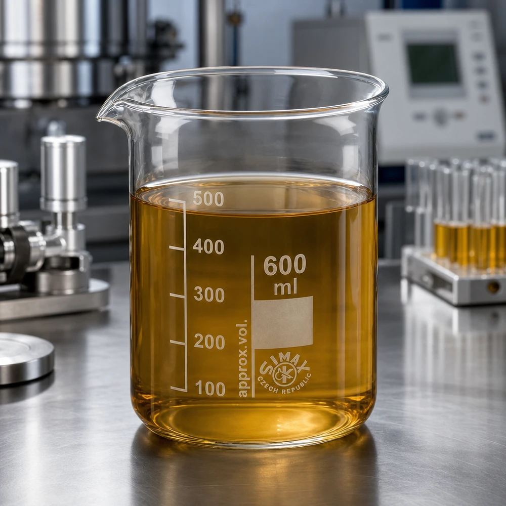 Ergonomisches Becherglas 600ml niedrige Form mit optimaler Griffigkeit für sichere Handhabung