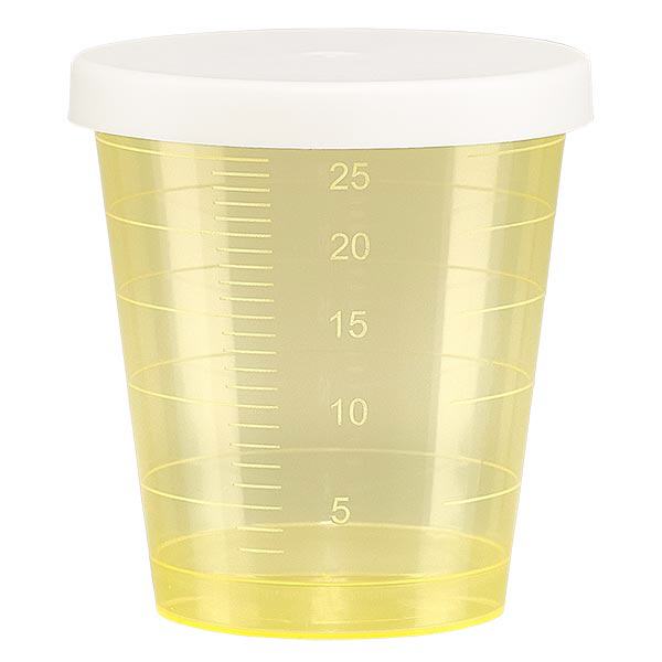 Medikamentenbecher gelb 30ml