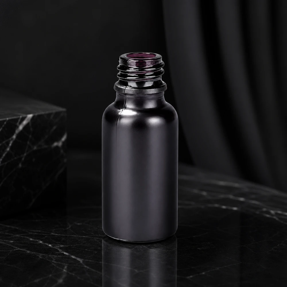 Kleine Apothekerflasche 20ml BlackLine ideal für Reisegrößen und portable Anwendungen