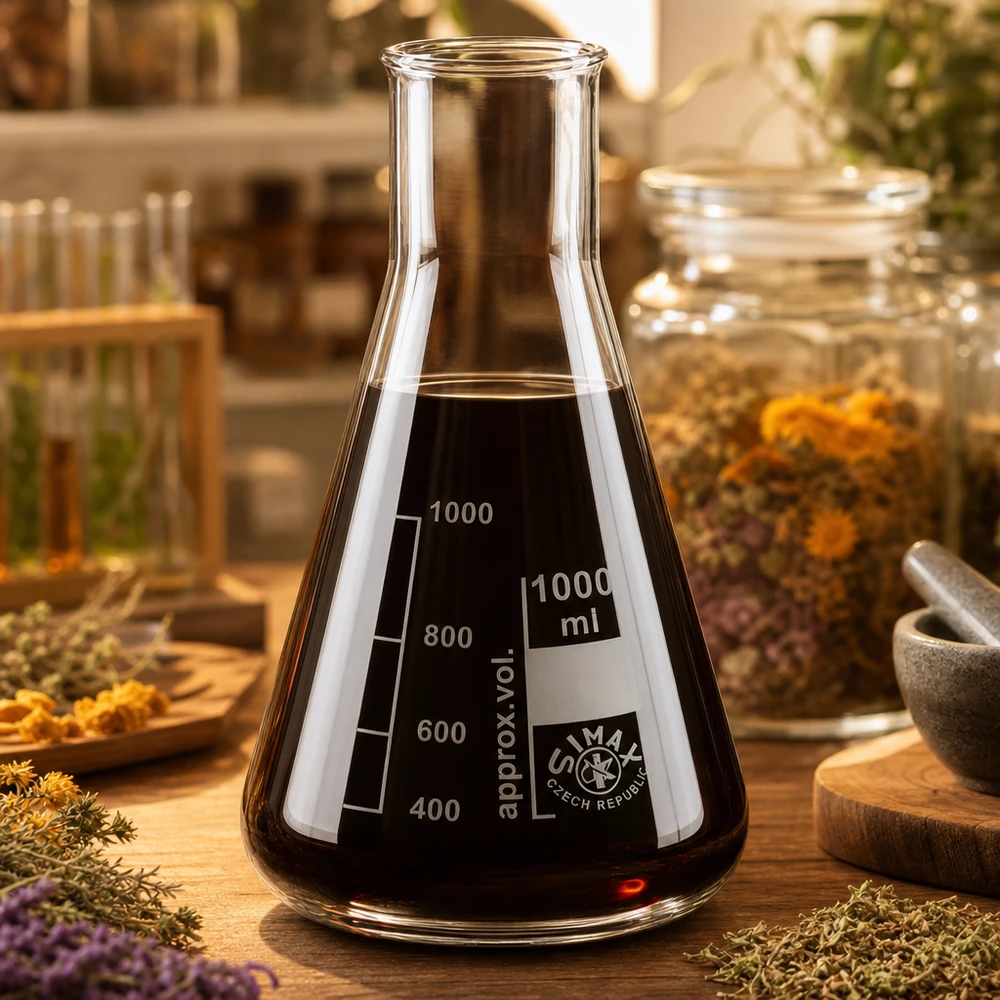 Erlenmeyerkolben 200ml Weithals mit optimaler Wandstärke für sichere Experimente