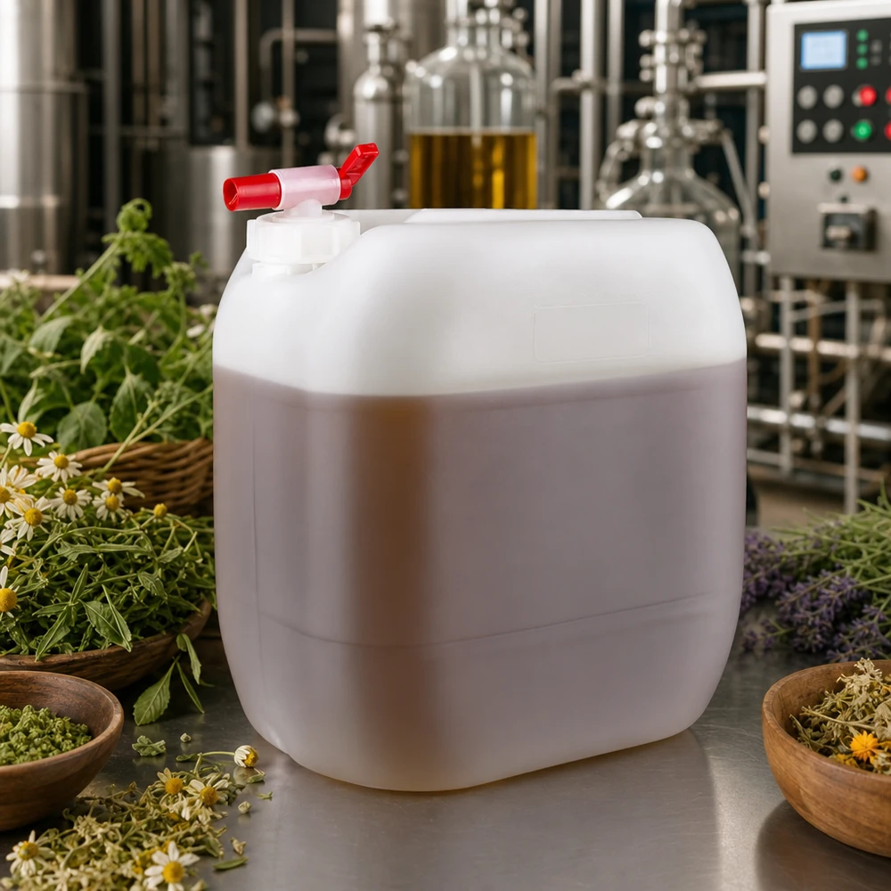 Kanister 30 Liter mit Auslaufhahn Kanister 30 Liter mit rotem Auslaufventil für pflanzliche Extrakte und ätherische Öle