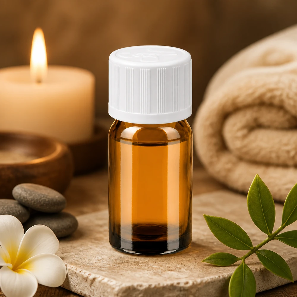 5ml Tropfflasche 1.2mm weiß Standardverschluss Kindersicherung BrownL. UT18/5 Aromatherapie Flasche 5ml aus getöntem Glas mit kindersicherem Verschlusssystem