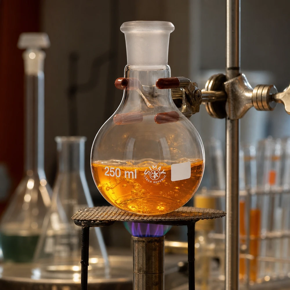Stehkolben 250ml mit Normschliff (29/32) Professioneller Reaktionskolben 250ml mit Normschliff 29/32 für analytische Chemie