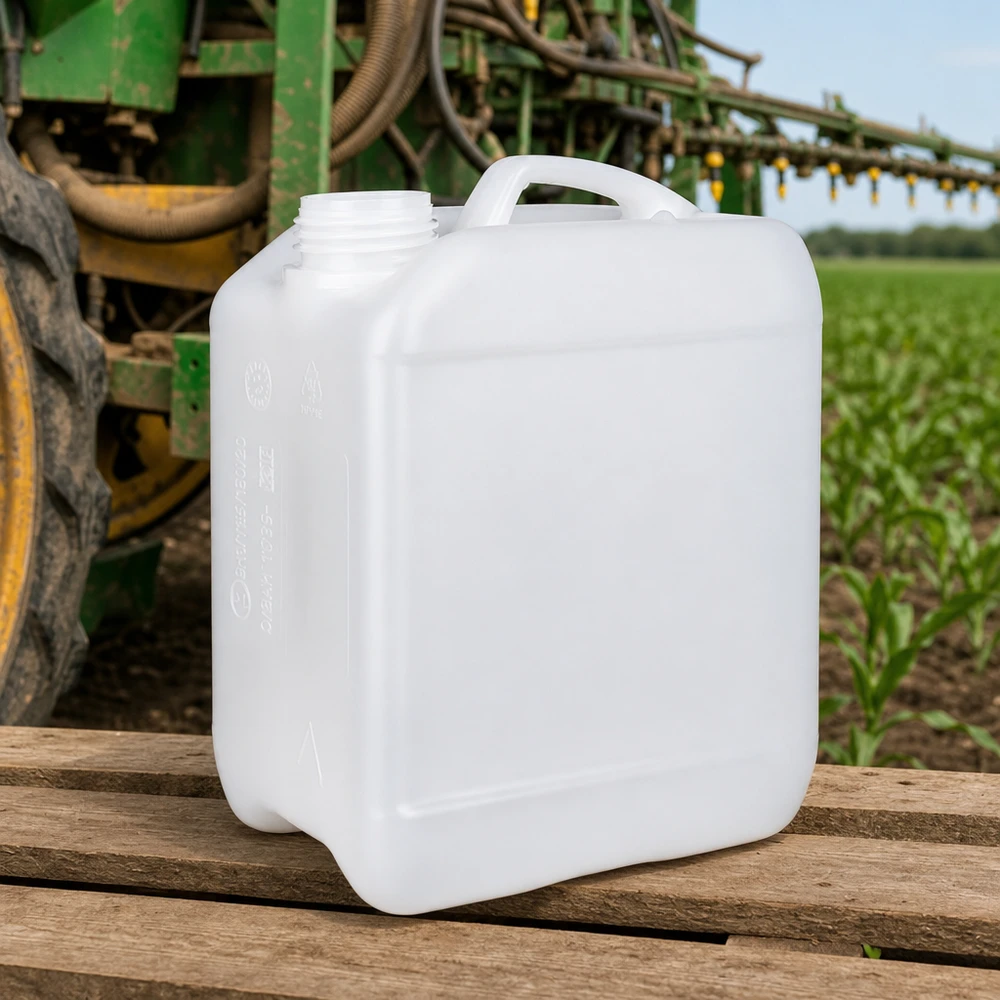 Kanister 2.5 Liter ohne Verschluss Transluzenter Kleinkanister 2,5 Liter mit breitem Schraubgewinde für Landwirtschaft